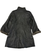 VINTAGE ZAFFERS CAPPOTTO DA DONNA IN PELLE CON PELLICCIA S/M