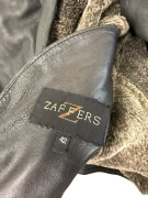 VINTAGE ZAFFERS CAPPOTTO DA DONNA IN PELLE CON PELLICCIA S/M