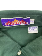 Vistawear Polo Shirt Πράσινο με Κέντημα ACT Unisex 2XL