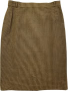 WEEKEND BY MAX MARA SKIRT 90s CHECK PATTERN BROWN WOMEN'S M