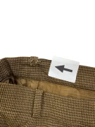 WEEKEND BY MAX MARA SKIRT 90s CHECK PATTERN BROWN WOMEN'S M