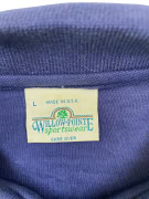 Willow Pointe Polo Shirt Embroidered Logo Blue Unisex L