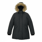 WOOLRICH ARCTIC PARKA BLACK WITH FUR HOOD