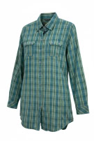 WOOLRICH ΚΑΡΟ ΠΟΥΚΑΜΙΣΟ CLASSIC ΜΠΛΕ ΓΥΝΑΙΚΕΙΟ PRE OWNED M