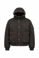 WOOLRICH ΜΠΟΥΦΑΝ ΜΕ ΚΟΥΚΟΥΛΑ ARCHIVE ΜΑΥΡΟ ΑΝΤΡΙΚΟ PRE OWNED XL