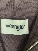 Wrangler Ανδρικό Πλεκτό Πουλόβερ Καφέ με Φερμουάρ 1/4 XL