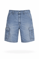 WRANGLER CARGO SHORTS RETRO WASHED BLUE ΑΝΤΡΙΚΟ PRE OWNED M
