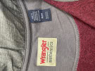 WRANGLER FELPA MEZZA ZIP MINIMAL BORDEAUX UOMO PRE OWNED M