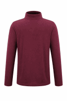 WRANGLER FELPA MEZZA ZIP MINIMAL BORDEAUX UOMO PRE OWNED M