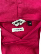 Wrangler Cropped Hoodie Sweatshirt Logo Pink Women’s M