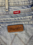 Wrangler Jeans Παντελόνι Relaxed Straight Vintage Logo Μπλε Ανοιχτό Ανδρικό L