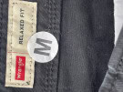 WRANGLER PANTALONI CARGO WORKWEAR FADED BLACK UNISEX PRE OWNED M