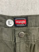 WRANGLER WORKWEAR PANTS UTILITY OLIVE MENS PRE OWNED L