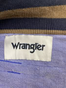 Wrangler Cardigan lavorato a maglia marrone con cerniera da uomo 3XL