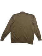 Wrangler Cardigan lavorato a maglia marrone con cerniera da uomo 3XL