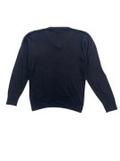 Wrangler Maglione lavorato a maglia Classic V-Neck Logo Nero da uomo L