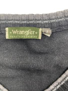 Wrangler Maglione lavorato a maglia Classic V-Neck Logo Nero da uomo L