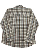 WRANGLER ΠΟΥΚΑΜΙΣΟ CASUAL CLASSIC CHECKED EMBROIDERED LOGO ΚΑΦΕ/ΓΑΛΑΖΙΟ ΑΝΔΡΙΚΟ XL