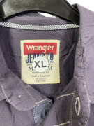 WRANGLER ΠΟΥΚΑΜΙΣΟ CASUAL CLASSIC LOGO ΜΠΛΕ/ΓΚΡΙ ΑΝΔΡΙΚΟ MEDIUM