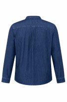 WRANGLER DENIM SHIRT UTILITY BLUE MENS PRE OWNED XL