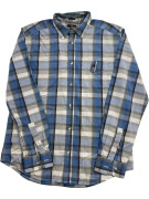 WRANGLER Πουκάμισο Καρό "Regular Fit" Μπλε/Γκρι Ανδρικό M