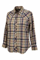 WRANGLER Camicia a quadri stile western multicolore unisex XS