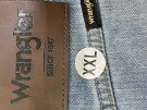 WRANGLER ΤΖΙΝ ΠΑΝΤΕΛΟΝΙ ΣΤΡAIGHT FIT WASHED ΜΠΛΕ ΑΝΤΡΙΚΟ PRE OWNED 2XL