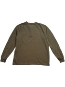 WRANGLER WORKWEAR ΜΠΛΟΥΖΑ HENLEY LOGO ΚΑΦΕ UNISEX M