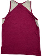 YOUNG WAVE Vintage Sleeveless Tank Top with Small Logo Burgundy (Melange) Women's S