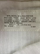 YVES SAINT LAURENT PLEATED TROUSERS CLASSIC OLIVE MENS PRE OWNED S