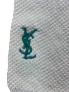 YVES SAINT LAURENT ΠΛΕΚΤΗ ΓΡΑΒΑΤΑ MINIMAL ΜΕΝΤΑ ΑΝΤΡΙΚΟ PRE OWNED