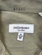 YVES SAINT LAURENT CAMICIA CLASSICA OLIVA UOMO PRE OWNED M