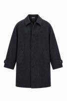 1990s BYBLOS COAT MINIMAL BLACK MEN PRE OWNED XL